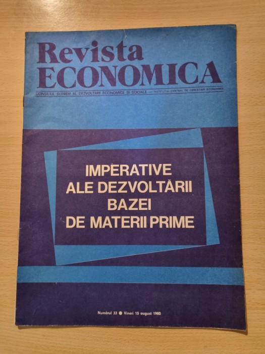 revista econonomica 15 august 1980