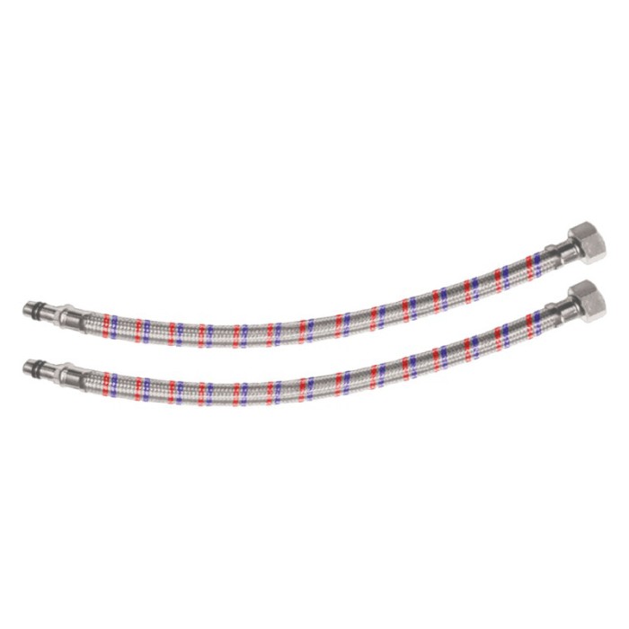 Racord apa pentru baterie, din inox, 3/8, 400 mm, Fi, 2 buc / set