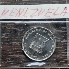 SET 3 MONEDE VENEZUELA - 25 CENTIMOS, 50 CENTIMOS SI 1 BOLIVARES 1990, AUNC/UNC