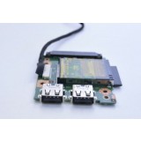 Card reader + USB + conector HDD Packard Bell Butterfly m 6050A2294201