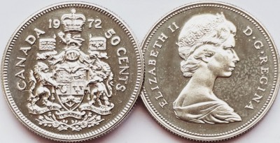2917 Canada 50 cents 1972 Elizabeth II (2nd portrait) km 75 aunc-UNC foto