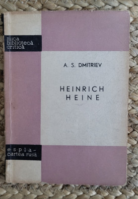 A.S.DMITRIEV -HEINRICH HEINE foto