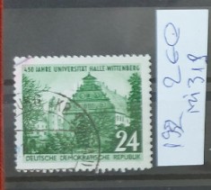 TS21 - Timbre serie DDR 1952 Mi318