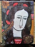 ROMANIAN FOLK PAINTING ON GLASS JULIANA DANCU SI DUMITRU DANCU, BUC. 1979