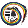 Set 5 Benzi Elastice Fitness, Antrenament, Rezistenta, Multicolor, Portabile, Latex Natural, Niveluri Multiple