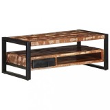 VidaXL Masuta de cafea multicolora 90x50x36 cm lemn masiv recuperat