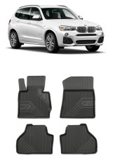 Set Covorase Auto din cauciuc Tavita Premium 3D BMW X3 F25 (2010-2017) foto