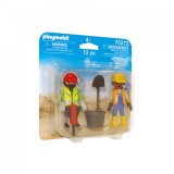 Cumpara ieftin Playmobil - Set 2 Figurine Muncitori In Constructii