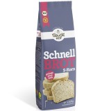 Mix faina 5 cereale Bauckhof fara gluten, bio, rapida, vegan, 475g