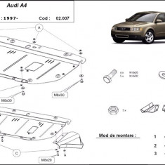 Scut motor metalic Audi A4 B6 2.5 TDI V6 2000-2005