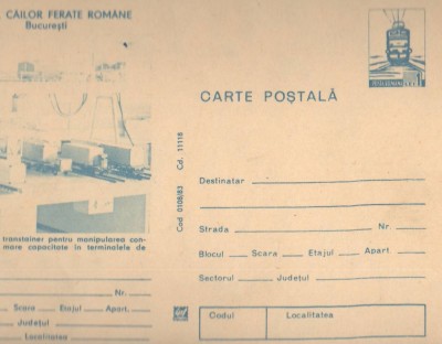 CPI B14277 CARTE POSTALA - MUZEUL CAILOR FERATE. MACHETA UNUI VAGON foto