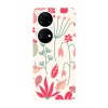 Husa compatibila cu Huawei Nova Y70 model Floral mix pattern, Silicon, TPU, Viceversa, Transparent, Carcasa