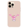 Husa compatibila cu Apple iPhone 14 Plus, Viceversa, model Hello from Pink Panther, Silicon, TPU, Transparent, Carcasa
