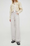 Levi&#039;s jeans RIBCAGE WIDE LEG femei A6081