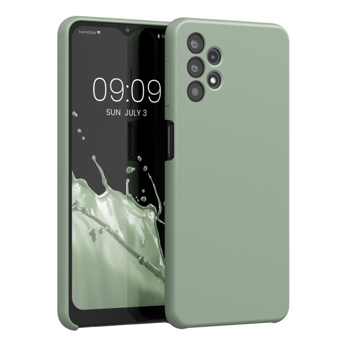 Husa Kwmobile pentru Samsung Galaxy A32 5G, Silicon, Verde, 54336.172