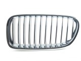 Grila radiator Bmw Seria 5 (F10/F11), 12.2009-08.2017, dreapta, crom/argintiu, 51137261356, 201905-4