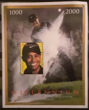 Cumpara ieftin Turkmenistan 2000 sport, Golf, Tiger Woods Bloc nedant. Neuzat
