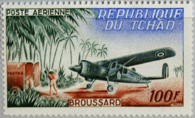 Tchad 1963 - Posta Aeriana, neuzat foto