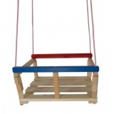 Leagan suspendabil, pentru copii, unisex, din lemn, 35x25x7 cm, multicolor, Topi Toy