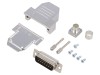 Conector D-Sub 15 PIN Tată Negru Lipire ENCITECH