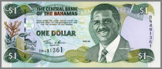 BAHAMAS P-69 - 1 Dollar 2001 UNC foto