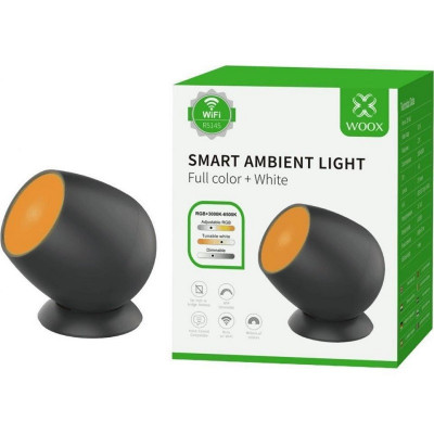 Lampa LED Smart WiFi 210lm 3000-6500K RGB lumina ambientala Woox R5145 foto
