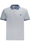 Cumpara ieftin Timberland Tricou polo Oxford Pique barbati, cu mini logo brodat, Regular fit, Albastru, S