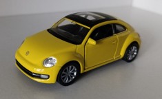 Macheta VW New Beetle 2012 galben - Welly 1/36 Volkswagen