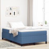 VidaXL Cadru de pat Albastru 120x200 cm din material catifea