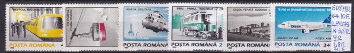 1995 Mijloace de transport uzuale LP1379 MNH Pret 5+1 Lei