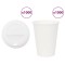 vidaXL Cești de cafea din h&acirc;rtie cu capace 1000 buc 12 oz 300 ml 3325217