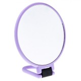 Oglindă de Masă, Roz, Diametru 14.5 cm, Mărire x2, Plastic, Oem