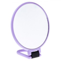 Oglindă de Masă, Roz, Diametru 14.5 cm, Mărire x2, Plastic