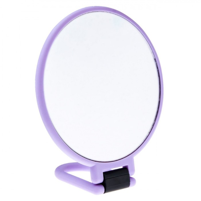 Oglindă de Masă, Roz, Diametru 14.5 cm, Mărire x2, Plastic