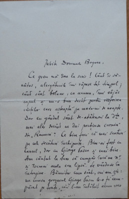 Scrisoare G. T. Kirileanu catre Bogrea, 1923, referinte literare, Ramuri, Iorga foto