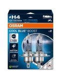 Set 2 becuri auto H4 12V 100/90W, Osram Cool Blue Boost, 5000K