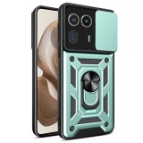 Husa pentru motorola edge 50 ultra, camshield protectie camera, magnetic, slide si snap, green
