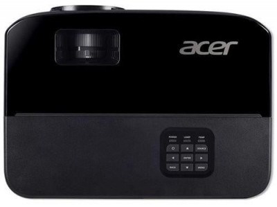 Proiector ACER X1123HP, DLP, 3D Ready, SVGA 800x600, up to WUXGA 1920x 1200, 4000 lumeni, 20000:1, 4:3 nativ, 16:9 compatibil, dimensiune maxima imagi foto