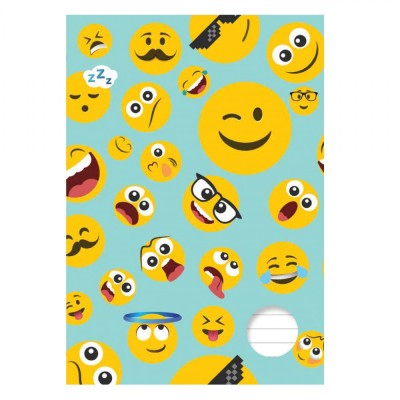 Caiet A5, Model Smiley, Multicolor, 60 File foto