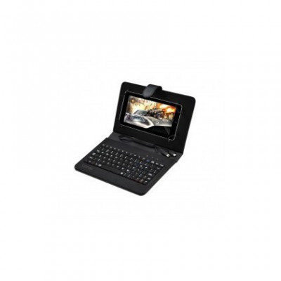 Husa Stand Universal Tablet cu Tastatura 7.0inch TK080 Negru Astrum foto