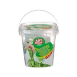 Nisip Creativ verde, 400 g, lopatica inclusa, ATU-085194, Oem