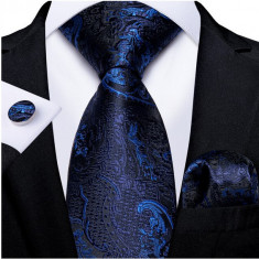 Set cravata + batista + butoni - matase - model 326
