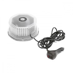 Lampa avertizare rotunda girofar cu 240 LED-uri lumina galbena, prindere pe magnet, 12/24V Breckner Germany