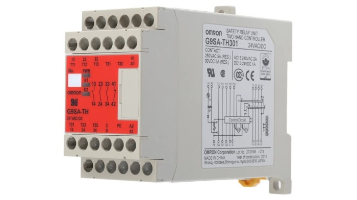 Releu de Siguranță G9SA 100-240VAC 2 Intrări