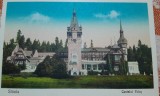 Carte postala, Sinaia, Castelul Peles, perioada interbelica