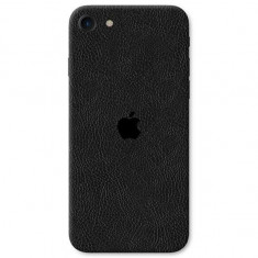 Set Folii Skin Acoperire 360 Compatibile cu Apple iPhone 8 (Set 2) - ApcGsm Wraps ApcGsm Wraps Leather Black