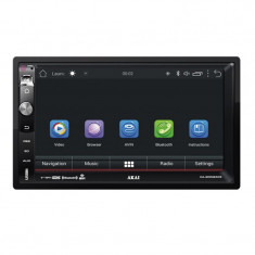 Navigatie auto Multimedia Akai, 2 x DIN, Android 5.0, 1024 x 600 px, GPS, USB, SD Card, telecomanda foto