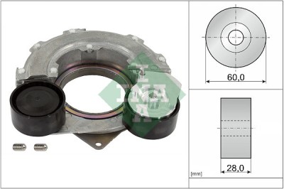 INA 534 0882 10 Intinzator curea, curea distributie foto