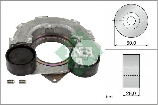 INA 534 0882 10 Intinzator curea, curea distributie