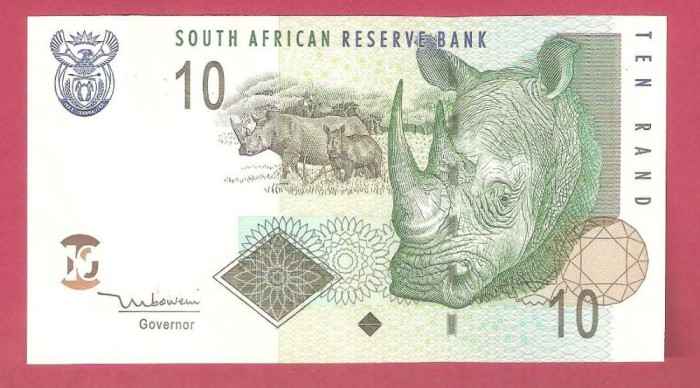 AFRICA DE SUD 10 RAND / 1999. UNC.